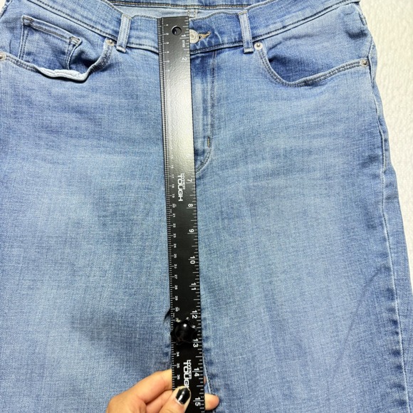 Levi's Jeans Womens 29 Mid Rise Skinny Jeans Stretch Denim Blue Size 31 - Picture 4 of 10
